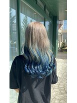 イーエス(E.S)&nbsp;Beige×Blue☆グラデーションカラー☆