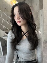 サイン 渋谷(SIGN)&nbsp;韓国ヘアーハッシュカットレイヤーカットグレージュブリーチ無し