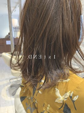 ファーストエンド 三ツ屋店(1st END.) 緩く外ハネ　テラコッタ