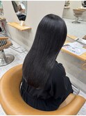 髪質改善 トリートメント 三宮 工場 ストレート 黒髪 ロング元町