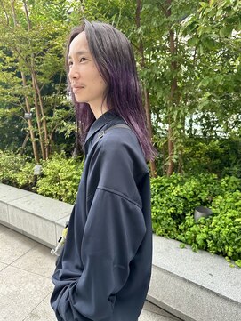 ピークアブー 表参道(PEEK-A-BOO) グラデーションカラー　ロングヘア　メンズヘア