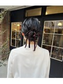 ボブアレンジ シニヨン