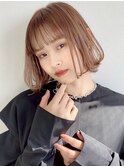 チェリーブラウン／ミニウルフ／デジタルパーマ【川崎】