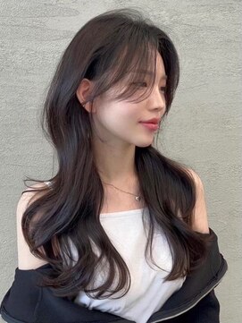 コア 梅田茶屋町店(Core) 髪質改善艶髪愛され韓国風前髪カット 小顔梅田