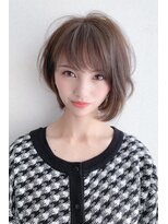 hairs BERRY　伏見桃山店【ヘアーズ ベリー】【11月26日 NEW OPEN】  ★BERRY美髪切りっぱなしボブタンバルモリシフォンベージュ艶髪