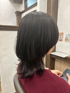 アミリー ひたち野うしく店(Amily) ハイライトバレイヤージュダブルカラーケアブリーチ20代30代