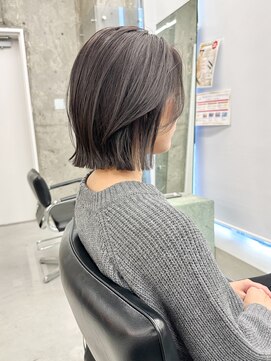 ノエ(noe) ミニボブ/ボブ/レイヤーカット/ダブルカラー/ブリーチ/栄r52