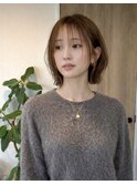 小顔レイヤー☆ふんわりレイヤーボブ＊