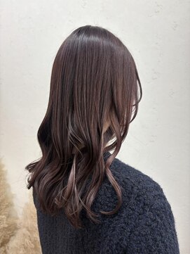 エフバイラブランシュ 大宮東口店(ef by La Blanche) ぴんくブラウン/暖色カラー/艶カラー