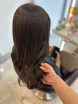 アッドバイケンジ(Add.. by KENJE) オリーブグレージュ【戸塚/戸塚駅/戸塚駅近/インナーカラー】