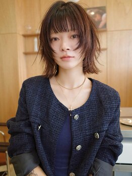 パークホワイト 代官山(PARK White)の写真/《抜け感×トレンド》顔回りの動きで印象は変わる!あなたの雰囲気や骨格に合わせて、細部までカット!