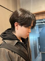 エリマバイフィフス 調布(elima by fifth) 調布フェザーパーマスパイラルパーマセンターパートウルフゆるめ