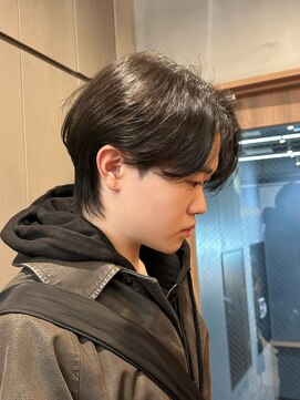 エリマバイフィフス 調布(elima by fifth) 調布フェザーパーマスパイラルパーマセンターパートウルフゆるめ