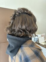 アローズ 栄町店(HELLO'S)&nbsp;《HELLO'S 栄町店》 ハーフアップアレンジ 【佐藤 翔太】