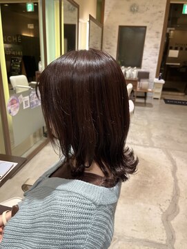 ブランシェ 高蔵寺店(BRANCHE) ◇くびれボブ×ピンクブラウン◇【北川】