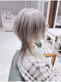 ジェンダーレスロングウルフ/ハイトーンカラー