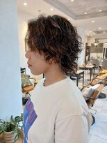ラボヌールヘアーグレース 門前仲町店(La Bonheur hair grace)&nbsp;【grace三瓶】ウルフパーマ/ハイライトカラー