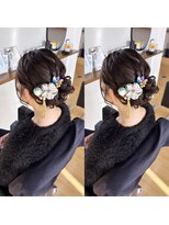 ベイビーズブレス(Baby's breath)&nbsp;【アップスタイル】#ヘアセット #岡山 #倉敷