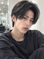 エクラ バイ キョウト(eclat by kyoto) 無造作に色気を仕込む/二条メンズカットマッシュカットフェード