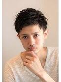 テクノクラウドマッシュワイルドツーブロックセミウエット