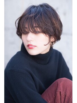 オースティン 錦糸町(AUSTIN) AUSTIN くせ毛風無造作カール×丸みショートボブミディ