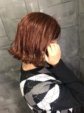 ヘアサロンエム 川越(HAIR SALON M) デザインカラー/厚めバング/ローライト/スリークボブ