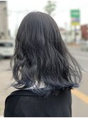Point color◇ silver/navy