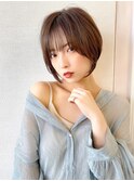 丸みの綺麗な大人ボブヘアー
