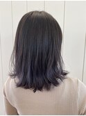 【インナーカラー】×【ブルーブラック】10台20代