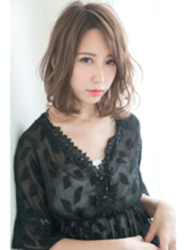 バレル 天王寺阿倍野店(Barrel) 【Barrel 天王寺 阿倍野】フェミニンゆるふわボブディ２