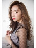 外国人風エアリー×セミロング透明感ヴェールウェーブ【綾瀬】