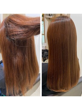 プリマ アンジュ 中目黒店(PRIMA ange) 『髪質改善酸性ストレート』 30代小顔くびれミディ韓国ヘア