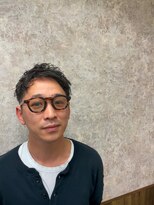 ティーズ バーバー T's BARBER ピンパーマショート