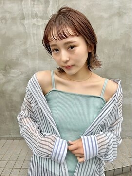 ジーニー 横浜(giinii) 大人可愛い20代30代40代オン眉バング_インナーカラー_渋谷良太