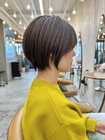 ロンドアジュール 横浜(Lond azur) ミニウルフレイヤーカット顔周りカット前髪カットショート/横浜