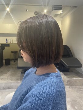 ソイクフ 四条大宮店(SOY-KUFU) 20代30代40代◎イメチェン似合わせカットベージュボブ