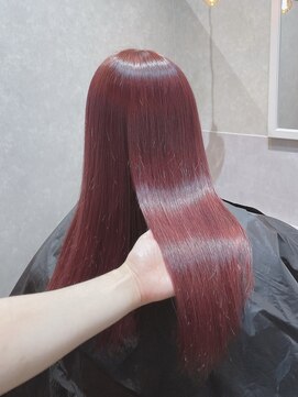 アンプル 天神店 韓国風　ブリーチ　ハイトーン　ピンクカラー　春色カラー