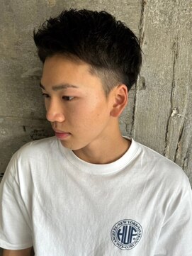 アルフレッド 平針店(alfRed) ツーブロック　アップバング　ショートスタイル　メンズショート