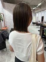 シールドヘアー 沖縄 新都心(C'LD Hair)&nbsp;縮毛矯正/ぷつっとボブ/切りっぱなしボブ/ストレート/髪質改善