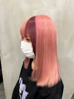 ナンバーウルス 名駅店(N° ulus)&nbsp;【number ulus】バイカラー/チェリーブラウン/ピンク