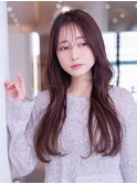 韓国レイヤー韓国へア透明感カラー髪質改善トリートメント