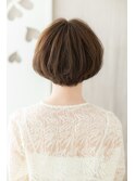 顔周りレイヤーカット大人美人マッシュルームヘアZ戸頭30代40代