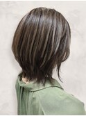 ハイライトカラー×ウルフカット