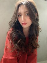 マルフェ 天王寺(marfe)&nbsp;【marfe】くすみベージュ＿ウルフレイヤーロング