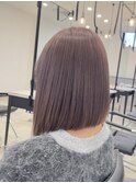 グレージュ/グレージュカラー/ボブ/切りっぱなしボブ
