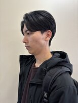 毛流れセンターパート