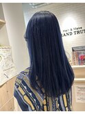 ロング×ブルーアッシュ