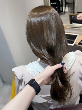 アントワープトーキョー(antwerp TOKYO) 40代50代オリーブベージュ髪質改善酸性ストレート縮毛矯正