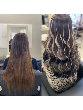 ヘアアンドメイク サファイア 豊橋店(ヘア&メイク SAPPHIRE) #ギャル#ハイライト#ロング#スタイル#エクステ