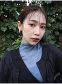 ショート ベージュカラー ハンサム ハイライトカラー